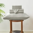 thumbnail image 2 of Modern Threads 6-Piece Dove Satin Sheet Set with Organizer Box, King, 2 of 6
