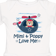 thumbnail image 4 of Inktastic Mimi and Poppy Love Me Grandchild Boys Long Sleeve Baby Bodysuit, 4 of 5