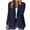 Navy, variant on Women's Blazer Casual Bussiness Blazers Long Sleeve Button Down Blazer Jacket Solid Lapel Suite Jacket with Pockets, Clearance