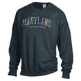 thumbnail image 2 of Unisex ComfortWash Gray Maryland Terrapins Oversized Pullover Sweatshirt, 2 of 3