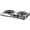 Silver, Double Burner, variant on OVENTE Electric Countertop Single Burner, 1000W Cooktop with 7.25 Inch Cast Iron Hot Plate, 5 Level Temperature Control, Compact Cooking Stove and Easy to Clean Stainless Steel Base, Silver BGS101S
