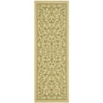 thumbnail image 2 of Safavieh Courtyard Nanda Botanical Indoor/Outdoor Runner Rug, Natural/Olive, 2'3" x 6'7", 2 of 12