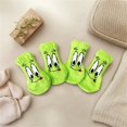 thumbnail image 4 of 4pcs Winter Pet Dog Socks Soft Comfortable Pet Socks High Elasticities Socks Fashion Pet Accessories L, 4 of 4