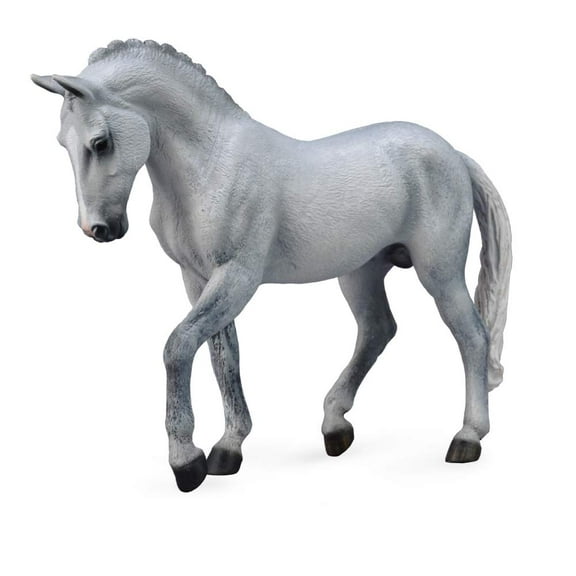Collect A Horse Life Trakehner Grey Stallion Toy Figure