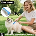 thumbnail image 5 of General 7 in 1 Pet Grooming Kit - Dog&Cat Comb, Deshedding Brush, Nail Clipper with File, Bath Brush - Premium Pet Supplies (Blue), 5 of 14