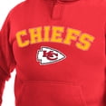 thumbnail image 4 of Men's G-III Sports by Carl Banks Red Kansas City Chiefs Adaptive Fleece Hoodie, 4 of 6