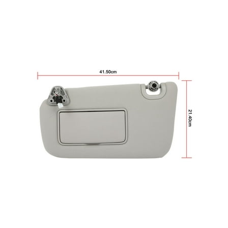 cciyu Left Driver Side Sun Visor Assembly Fit For Nissan Sentra 2013-2019 with Sunroof (Warm Gray)
