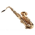 thumbnail image 4 of Fever Tenor Saxophone Lacquered Gold with Case, Mouthpiece and Reed, 4 of 6
