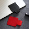 thumbnail image 5 of Juego de 5 lazos de cuero autoadhesivos para bolígrafos, para cuadernos creativos, color rojo, 5 of 5