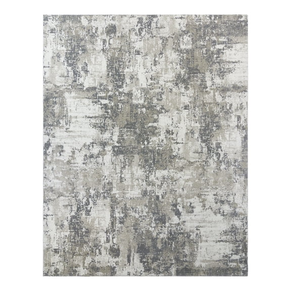 Gertmenian Majestic Omari Modern Abstract Gray Indoor Area Rug, 8x10