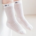 thumbnail image 6 of Eltusu Baby Girls Cotton Socks, Soft Breathable 3 Pieces Mid-Calf Spring Fall Socks Purple Size 0-6 Months, 6 of 6
