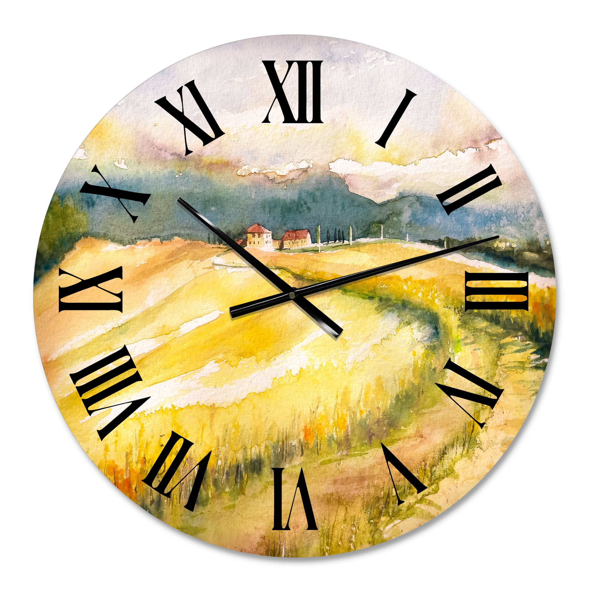 Designart 1 in Country Wall Clock