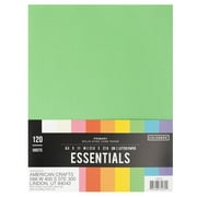 Colorbok Essential Primary Multicolor Letter Paper, 8.5" x 11", 67 lb./100 GSM, 120 Sheets
