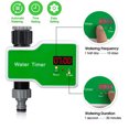thumbnail image 6 of Luxcidy Water Timer for Garden Hose Sprinkler Timer, Drip Irrigation System with Garden Timer, Quick Connector Watering Nozzles for Greenhouse, Garden, Lawn, Potted Plants (Double Headed), 6 of 9