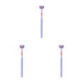 thumbnail image 2 of Cepillos de pelo para adultos de 3 lados Vogacara herramienta de limpieza antideslizante 360 Type7 NO7, 2 of 6