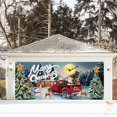 thumbnail image 2 of Dsscvnef Holiday Cheer Garage Festive Christmas Banner With Bright Colors Festive Design Perfect for Auto Enthusiasts Home Garages Easy Hanging Durable Material, 2 of 4