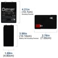 thumbnail image 4 of Mighty Max Battery ML4-6 - 6 Volts 4,5 AH, Terminal F1, Pile SLA AGM Rechargeable, 4 of 4