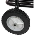 thumbnail image 5 of Champion Sports Ultimate Lockable Ball Locker – Heavy Duty Powder Coated Steel Ball Locker with Swivel Caster and Rear Wheels – Hinged Lid - Holds Up to 30 Balls – Black, 5 of 7