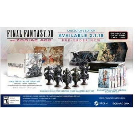 Final Fantasy XII The Zodiac Age Collectors edition- PC