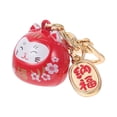thumbnail image 2 of GOOHOCHY Adorable gato llavero encantador gato campana colgante fortuna gato ornamento llaves colgante colgante, 2 of 8