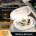thumbnail image 6 of SPOORYYO AI Translator Earbuds 144 Languages Two Way Real Time Interpretation Noise Canceling Bluetooth 5.4 Wireless 48H Battery Meeting Assistant HD Call, 6 of 8