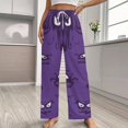 thumbnail image 2 of Haunted Mansion Pajamas For Women Loose Retro Night Pajama Pants Comfortable Sleepwear Bottoms Homewear, 2 of 6