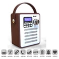 thumbnail image 3 of DAB Digital Radio Stereo MP3 Bluetooth Wood Portable Rechargeable FM Receiver, 3 of 7