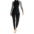 thumbnail image 4 of Traje De Neopreno Para Adultos Con Cremallera Trasera, Traje De Buceo Para Invierno, Natación, Kayak, Piragüismo, Mujeres S, 4 of 8