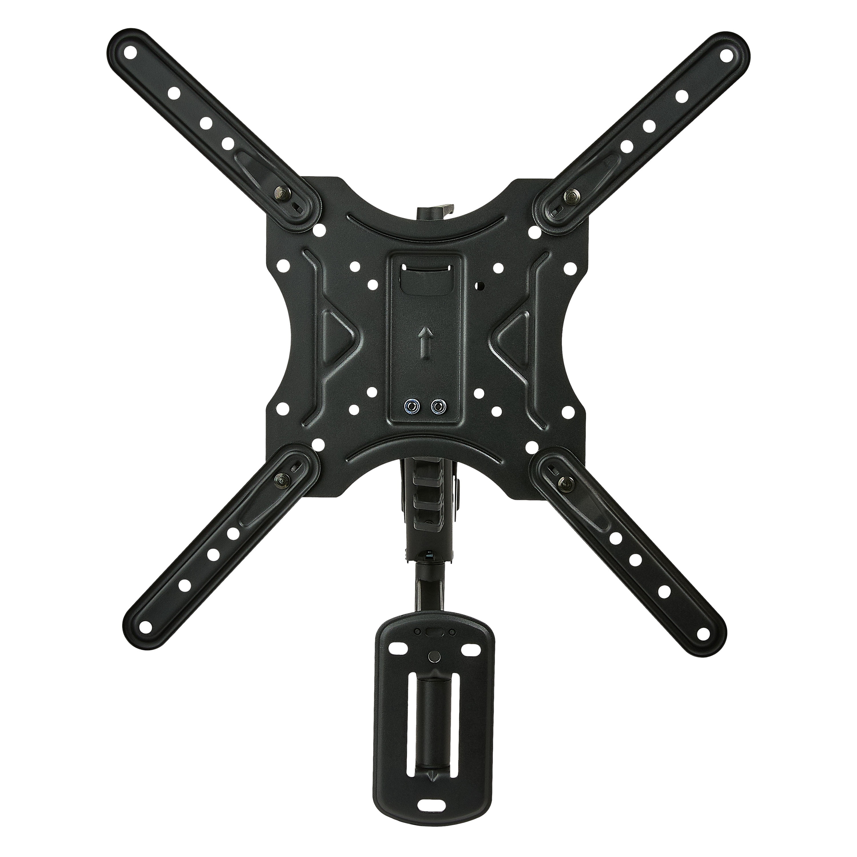 onn Spring Assisted Full Motion Mount for 24" to 65" TVs, ETL Listed, Holds upto 66 lbs