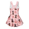 thumbnail image 5 of FUIALDOLG Pink Love Heart Dachshund Dogs Swimsuits for Little/Big Kid,Swimming Dress Princess Girl One Piece Swimsuits Quick Drying Bathing Suits Sleeveless Ruffle A-line Swimsuit Skirt 10-11 Y, 5 of 8