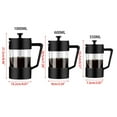 thumbnail image 2 of SDFGTstore 350/600/1000ml French Press- Tea Maker Thickened Glass Coffee Press- Espresso-, 2 of 7