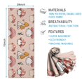 thumbnail image 2 of Pink Mushroom Cartoon Light Pattern Hot Yoga Mat Towel Non Slip for Hot Yoga - Quick-Drying Yoga Mat Cover with 4 Corner Pockets with Travel Bag - Hot Yoga Towel Non Slip 74"x26", 2 of 6
