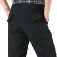 thumbnail image 2 of UTTOASFAY Mens Pants Men'S Summer New Style Outdoor Fast-Drying Breathable Sport Trousers Sports Pant Black XXXL, 2 of 5