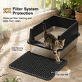 thumbnail image 2 of Stainless Steel Cat Litter Box Small Cats Metal, 2 of 9