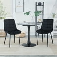 thumbnail image 1 of Dining Chair 2PCS(BLACK),Modern style,New technology,Suitable for restaurants, cafes, taverns, offices, living rooms, reception rooms.Simple structure, easy installation. 62822, 1 of 9
