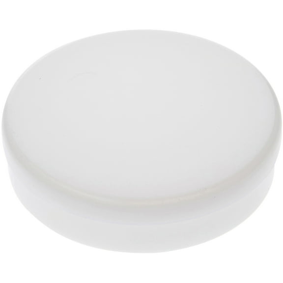 Pioneer Plastics 032CHIPS White Small Round Petri Dish Plastic Container, 2.75" W x 0.625" H, Pack of 12