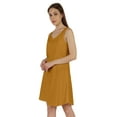 thumbnail image 4 of Inkmeso Basic Tank Dress For Women Short Midi Dress Casual Summer Sleeveless Loose Fit Tunic Dress, 4 of 7
