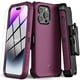 thumbnail image 1 of Funda Case MYBAT Maverick clip para iPhone 14 PRO - Ciruelo con mica, 1 of 8