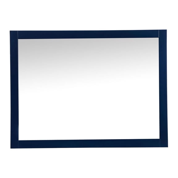 Aqua vanity mirror 48x36 inch in blue