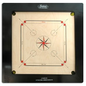 Surco Champion Speedo Carrom Board with Coins and Striker, (Best Strikers Of All Time)