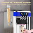 thumbnail image 5 of Ice Cream Cone Dispenser Waffle Cone Holder Plastic Waffle Cone Storage Tube with Magnetic Plate Adh_Quality Gift Gift, 5 of 5