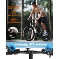 thumbnail image 2 of Qlife Electric Bike for Adults - 21-Speed Mountain Lightweight Ebike with Peak 1000W 25MPH Brushless Motor, 375Wh Removable Battery, 48V 7.8Ah Gray, 2 of 6
