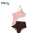 thumbnail image 2 of Trajes de baño de una pieza con cruz frontal sexy Trajes de baño con control de barriga de talle alto, 2 of 7