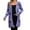 Purple, variant on Sakmal Trendy Cardigan Sweaters for Women Knit Open Front Tunic Halloween Cardigan Long Black Sweater Top