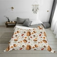 thumbnail image 6 of KLL Squirrel Print Fleece Throw Blanket, Horizontal Fleece Bedding Cute Soft Blankets Comfy Fleece Flannel Plush Home Decor for Couch & Bed -50"x40", 6 of 9