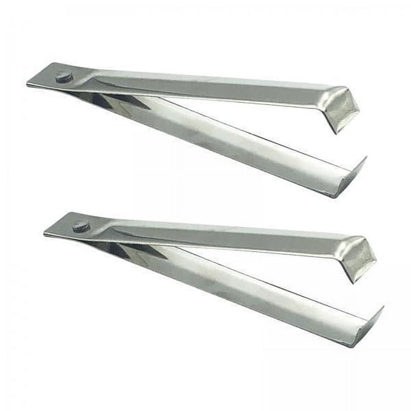 Esquirla 4Pcs Fishes Bone Tweezers Set Garlic Tweezer Steel Practical Gadgets