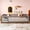 Wood grain gray, variant on Bellemave Full Size Floor Bed with Door and Fence  Floor Bed with Bed Slats Sturdy Wood Floor Bed Montessori Bed Frame (Full, Natural Brown)