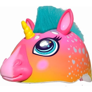 Raskullz Super Rainbow Unicorn Hair Bike Helmet