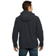 thumbnail image 2 of Port Authority Textured Hooded Soft Shell Jacket, 2 of 2