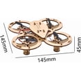 thumbnail image 3 of DIY Wooden Drone Model Kit - Assembly RC Quadcopter Building Set for Hobbyists and Education Remote Control Aircraft Drone, 3 of 7